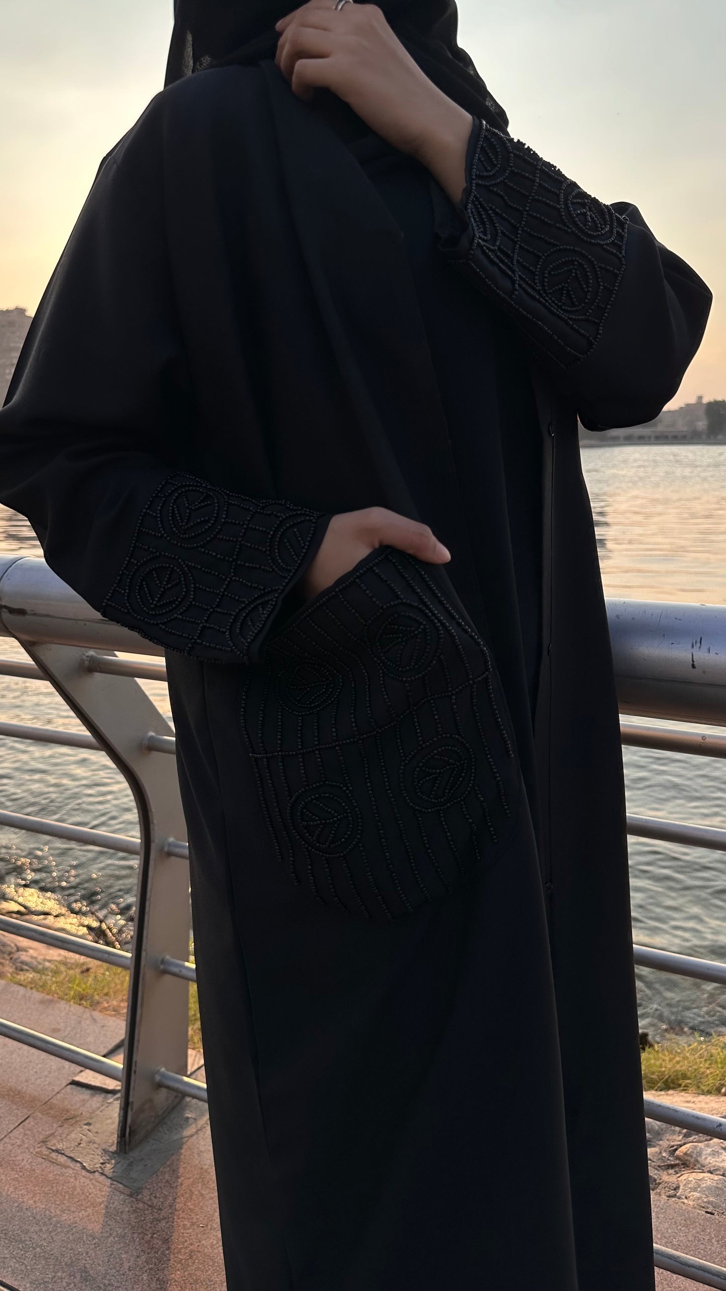 Elegant Noir (beaded embellished)