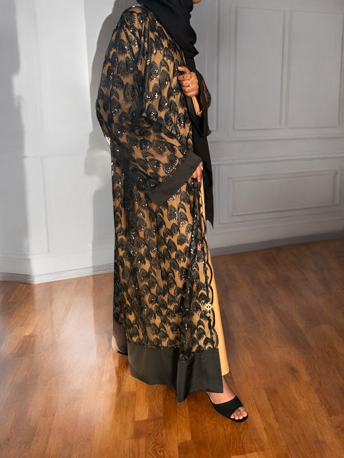 Luxe Golden Abaya Set (clearance)