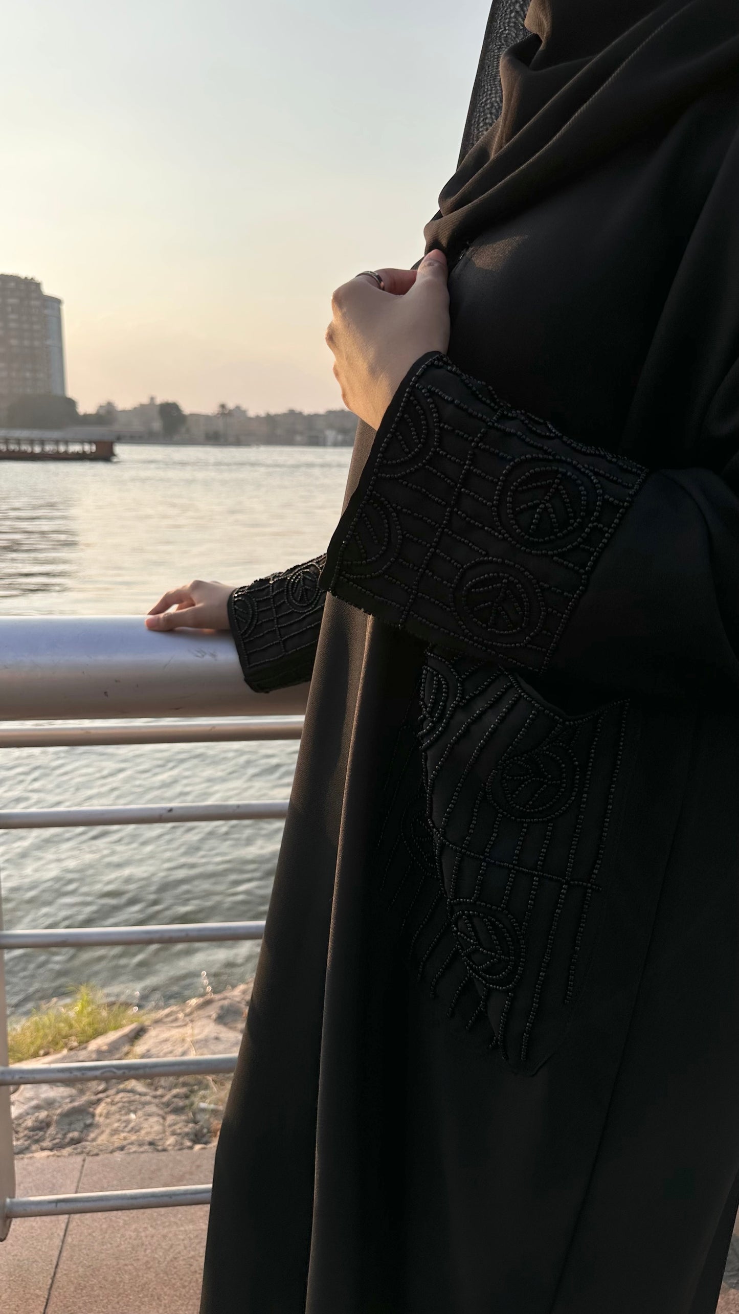 Elegant Noir (beaded embellished)