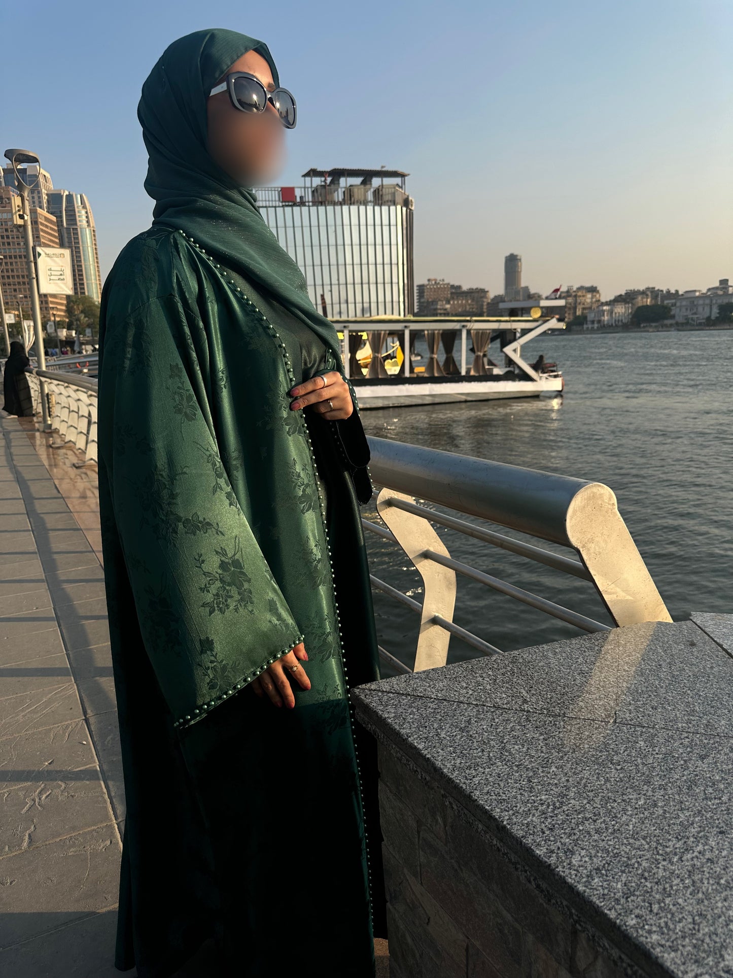 Pearl Bloom Abaya Set