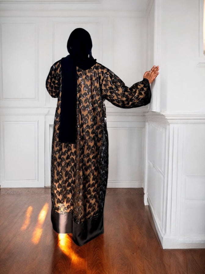 Luxe Golden Abaya Set (clearance)