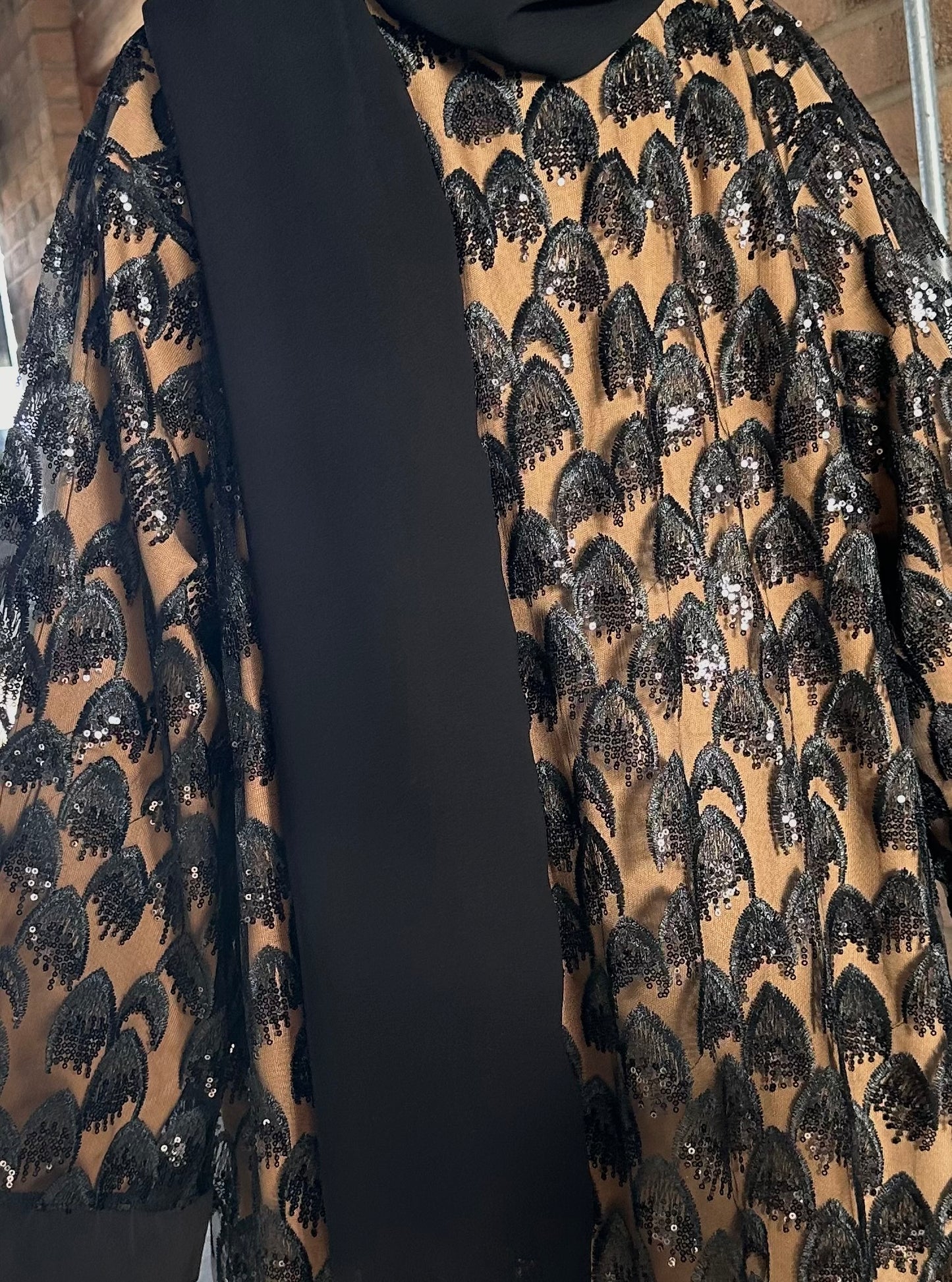 Luxe Golden Abaya Set (clearance)