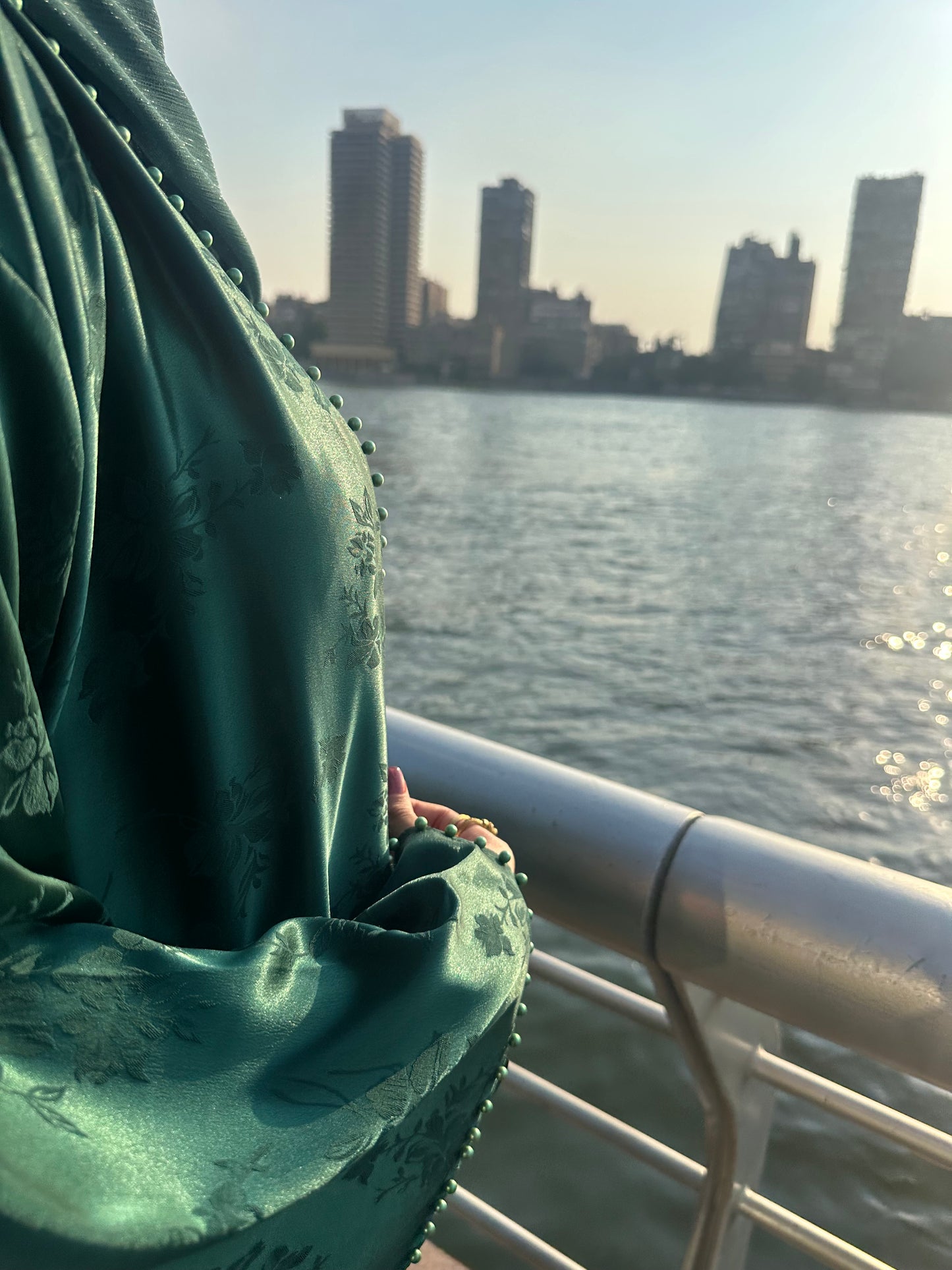 Pearl Bloom Abaya Set