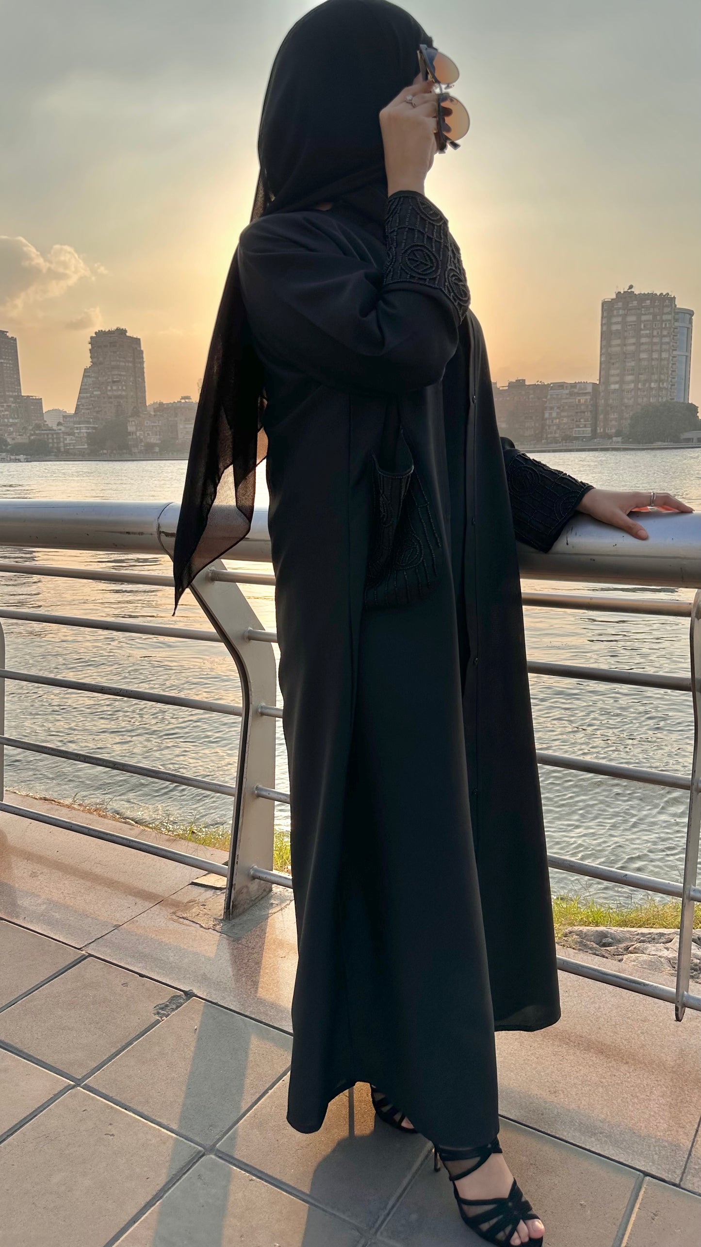 Elegant Noir (beaded embellished)