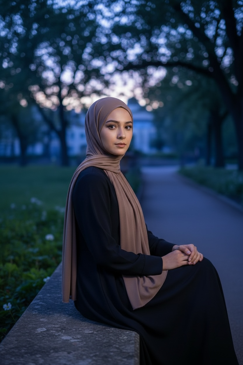 Mocha Luxe Jersey Hijab