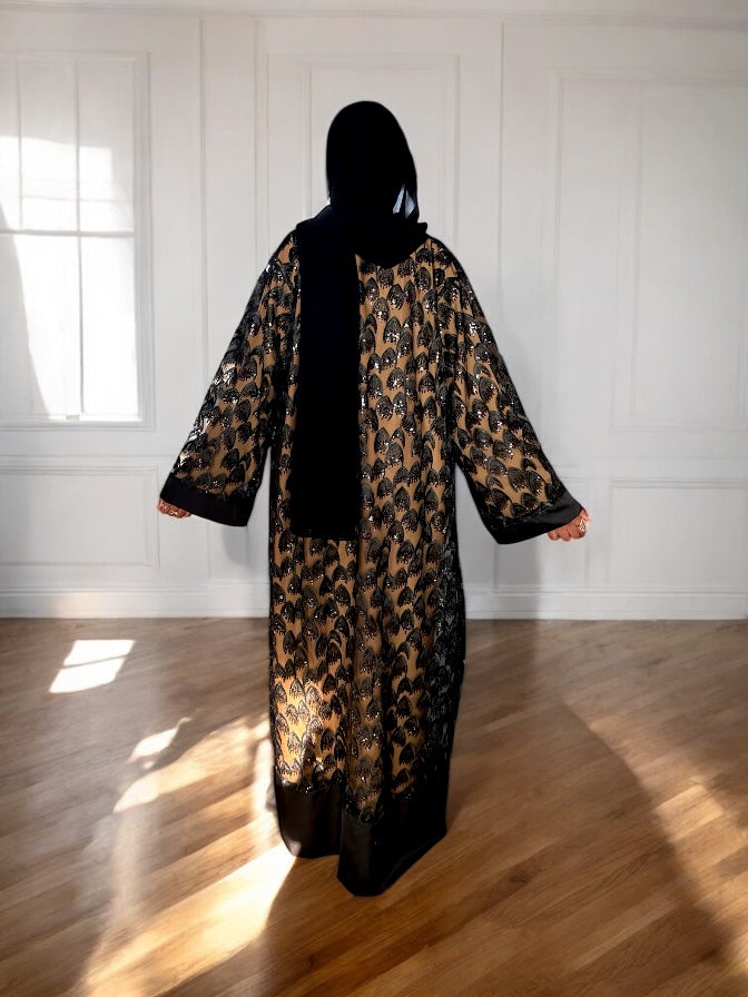 Luxe Golden Abaya Set (clearance)