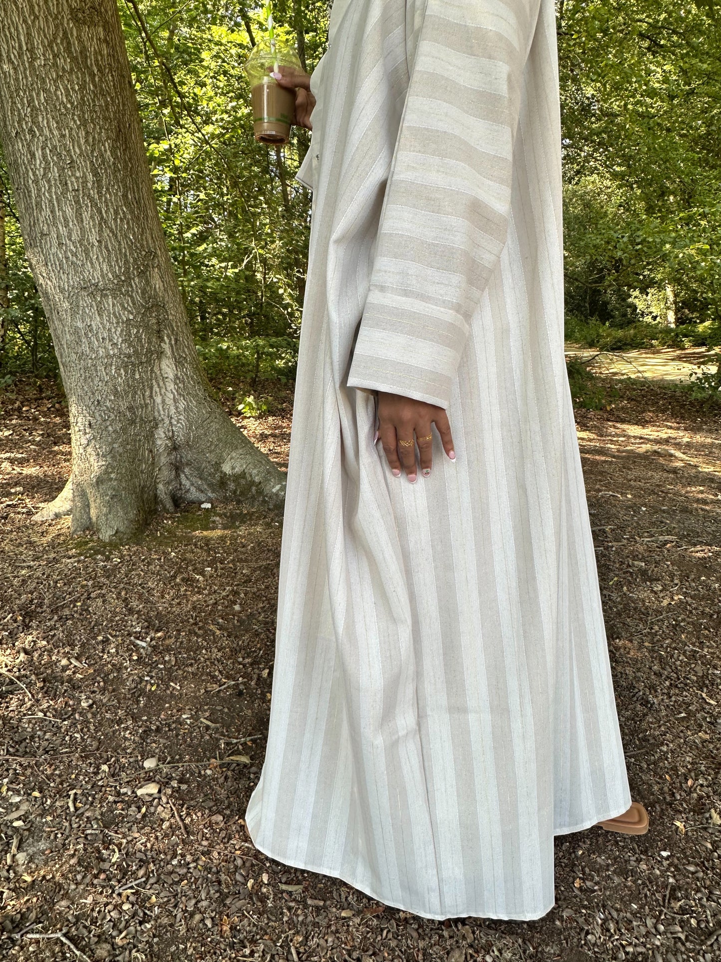 Dune Linen Kimono Abaya