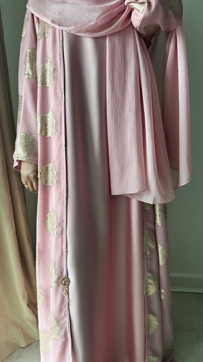 Blushing Blossom Abaya (clearance)