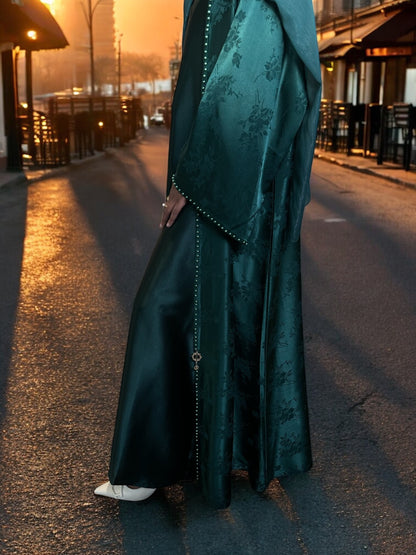 Pearl Bloom Abaya Set