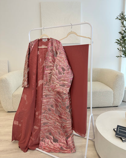 Luxury Jacquard Kimono Set