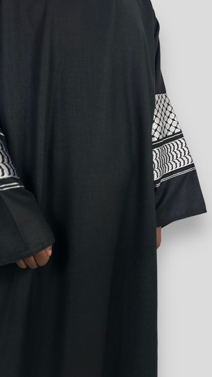 Keffiyeh closed abaya