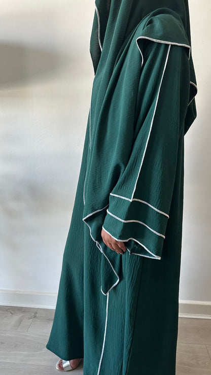 Emerald abaya set