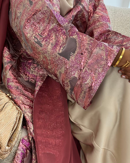 Luxury Jacquard Kimono Set