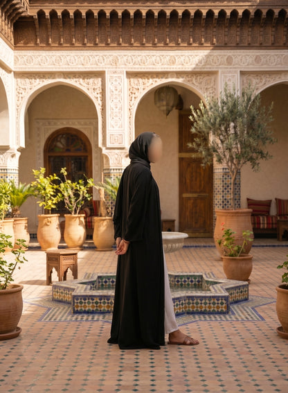 Layali Abaya Set (Black)