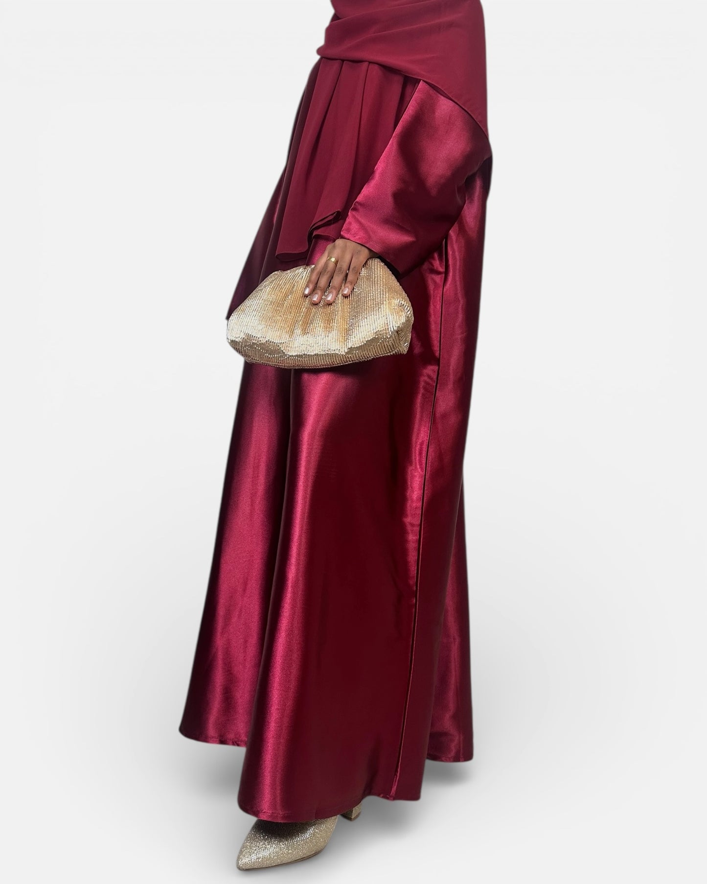 Classic Burgundy Dress