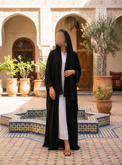 Layali Abaya Set (Black)