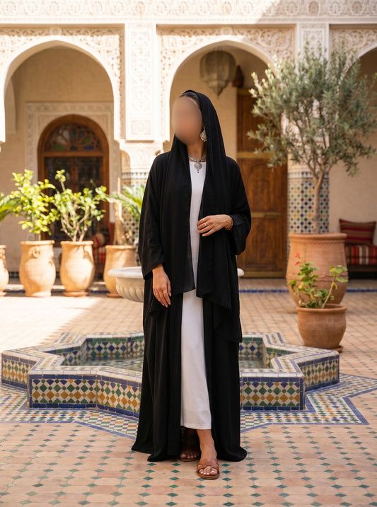 Layali Abaya Set (Black)