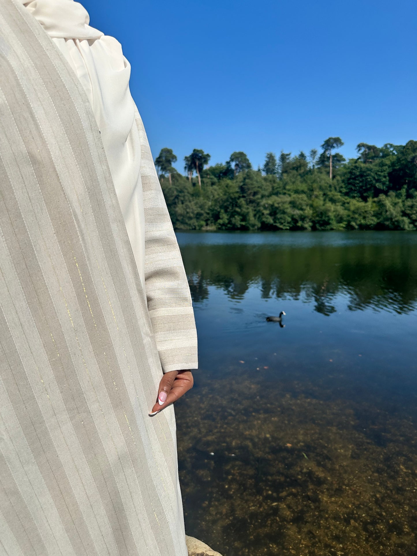 Dune Linen Kimono Abaya
