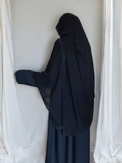 Elegant Black Maxi Hijab