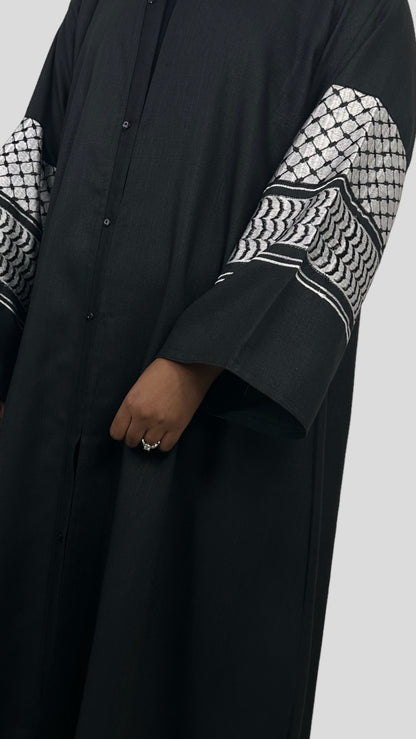 Keffiyeh open abaya