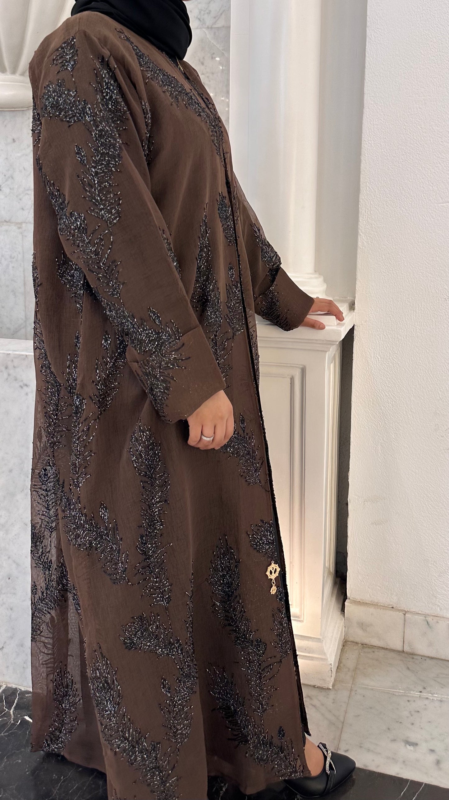 Cocoa Luxe Abaya Set