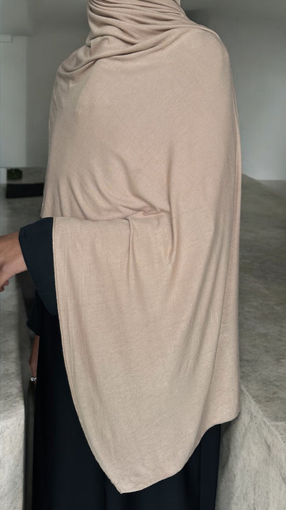 Nude Jersey Scarf