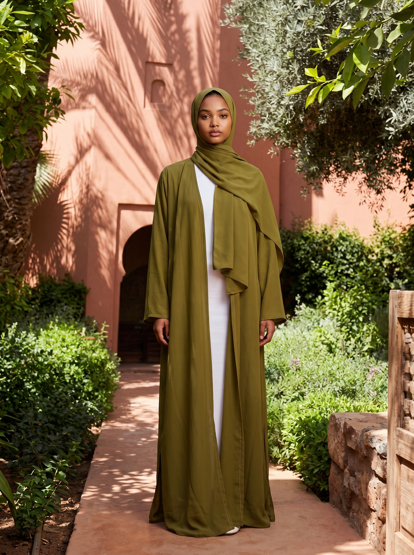 Zaytouna Abaya (Olive Green)