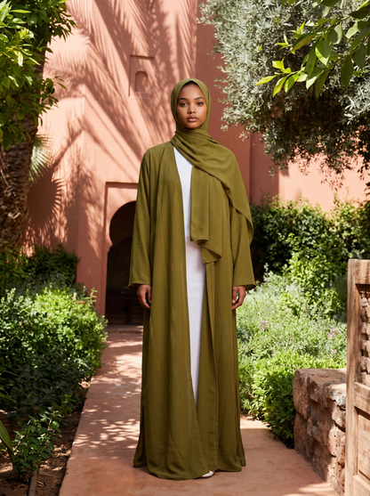 Zaytouna Abaya (Olive Green)