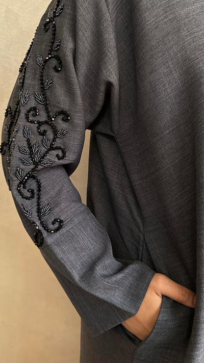 Elara Grey Abaya