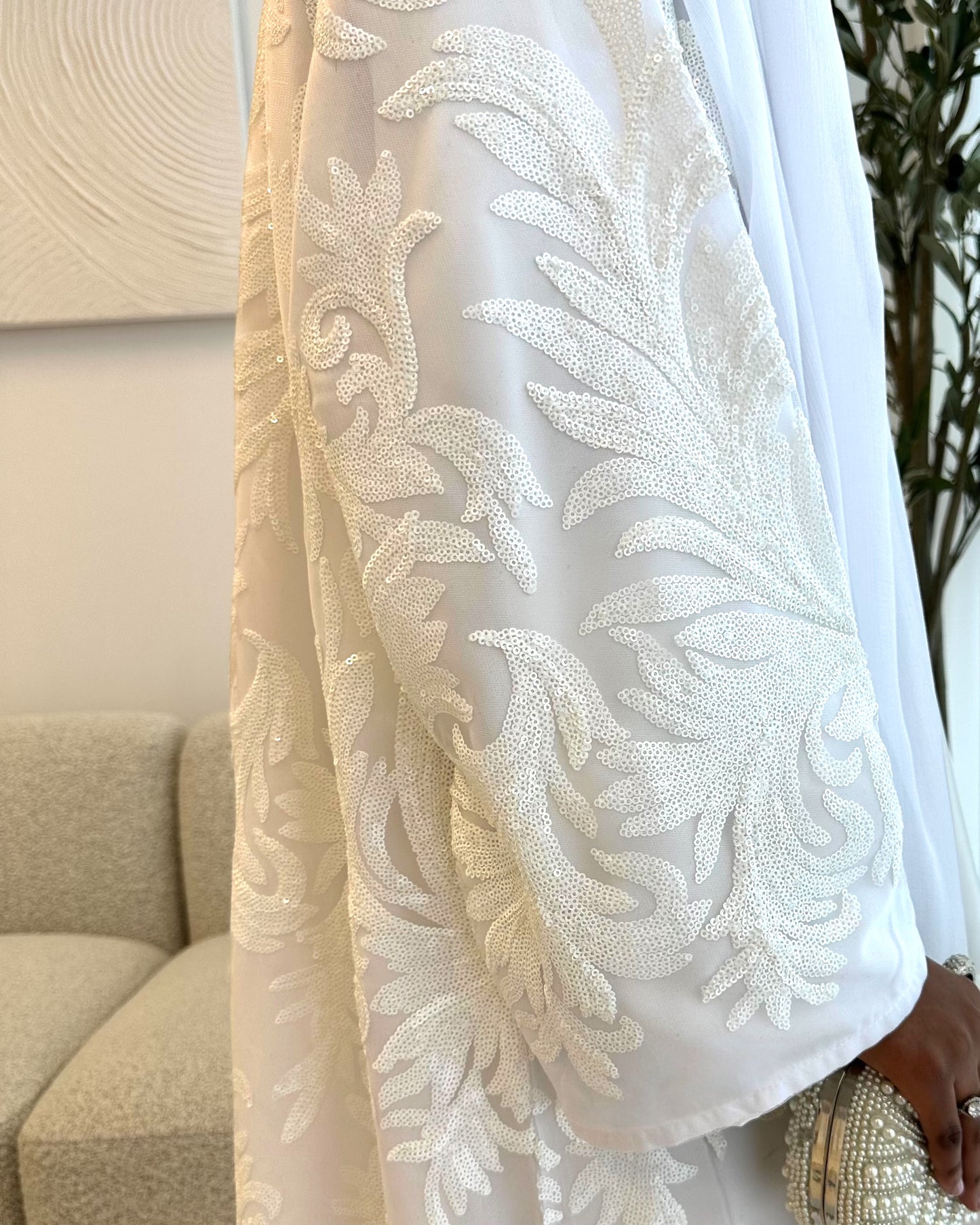 Occasion Floral 3 Piece Abaya Set