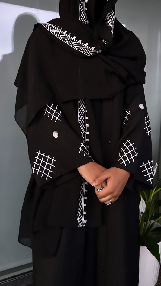 Malika open abaya