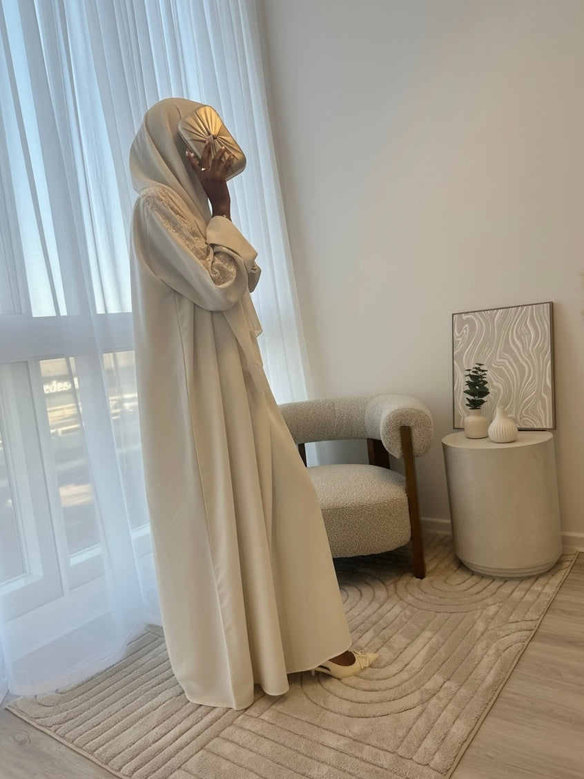 Luxe Embellished Linen Set Slim Cut