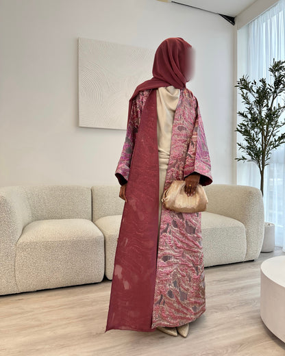 Luxury Jacquard Kimono Set