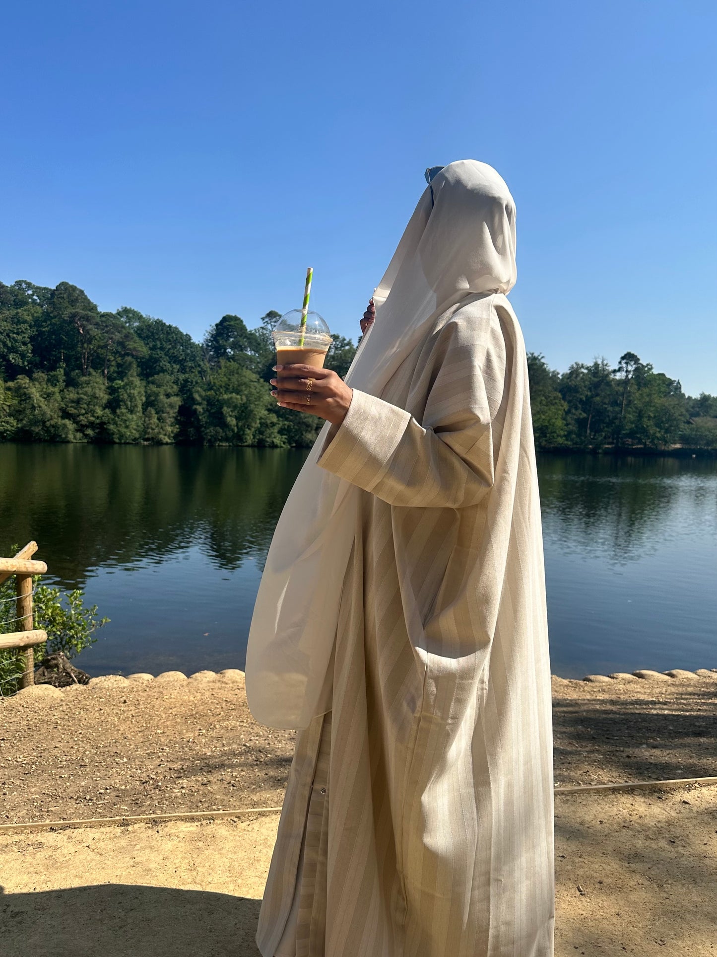 Dune Linen Kimono Abaya