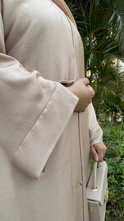 Golden open abaya