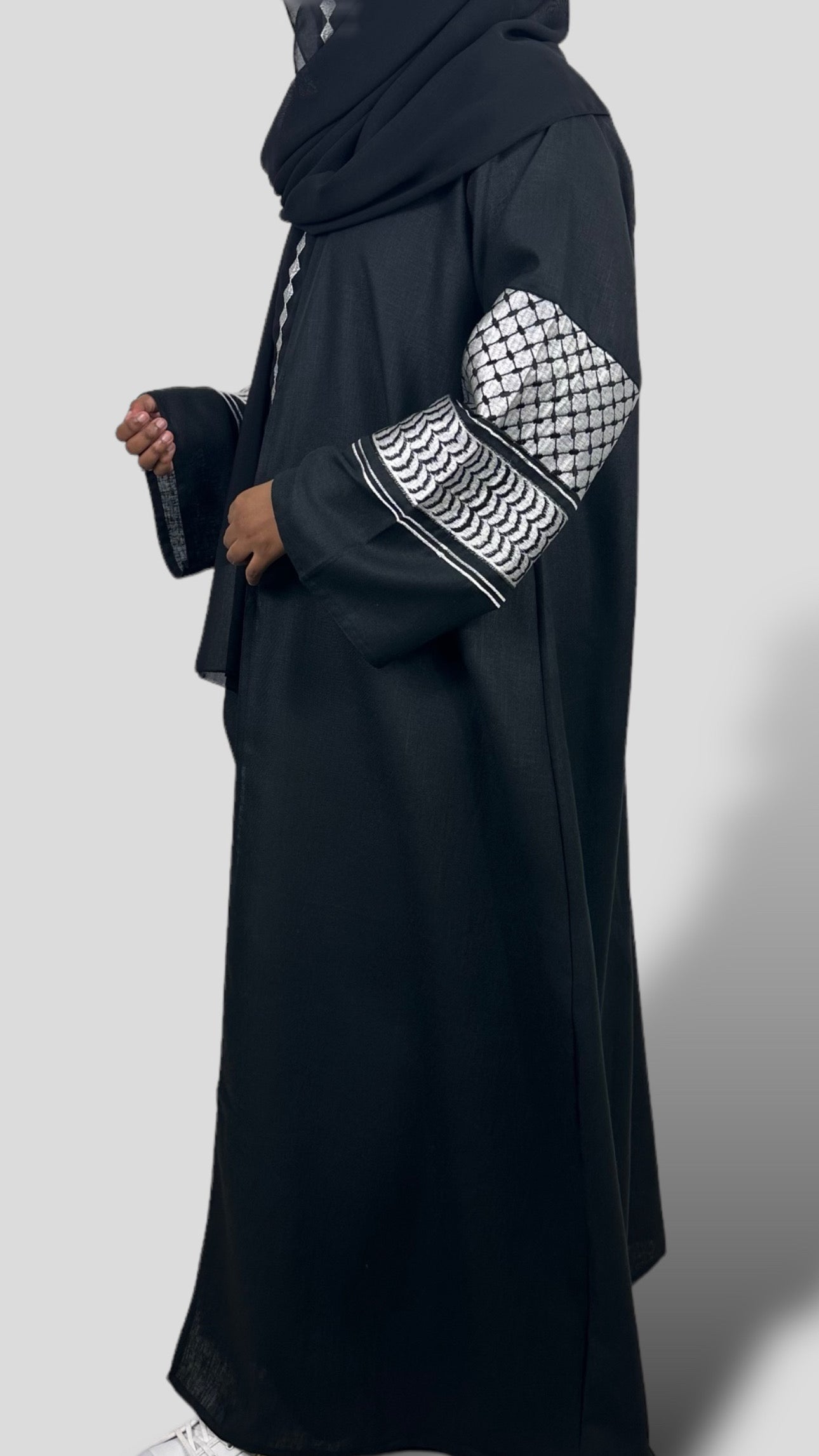 Keffiyeh open abaya