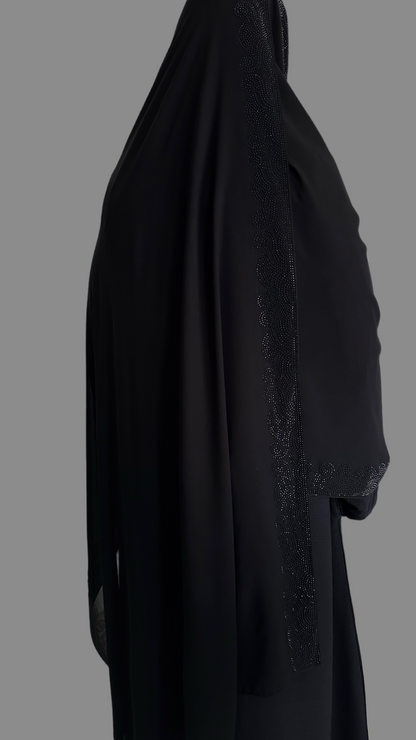 Elegant Black Maxi Hijab