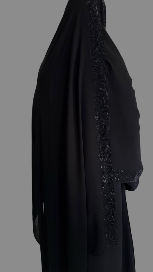 Elegant Black Maxi Hijab