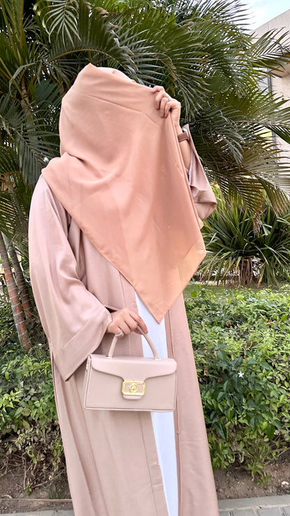 Golden open abaya