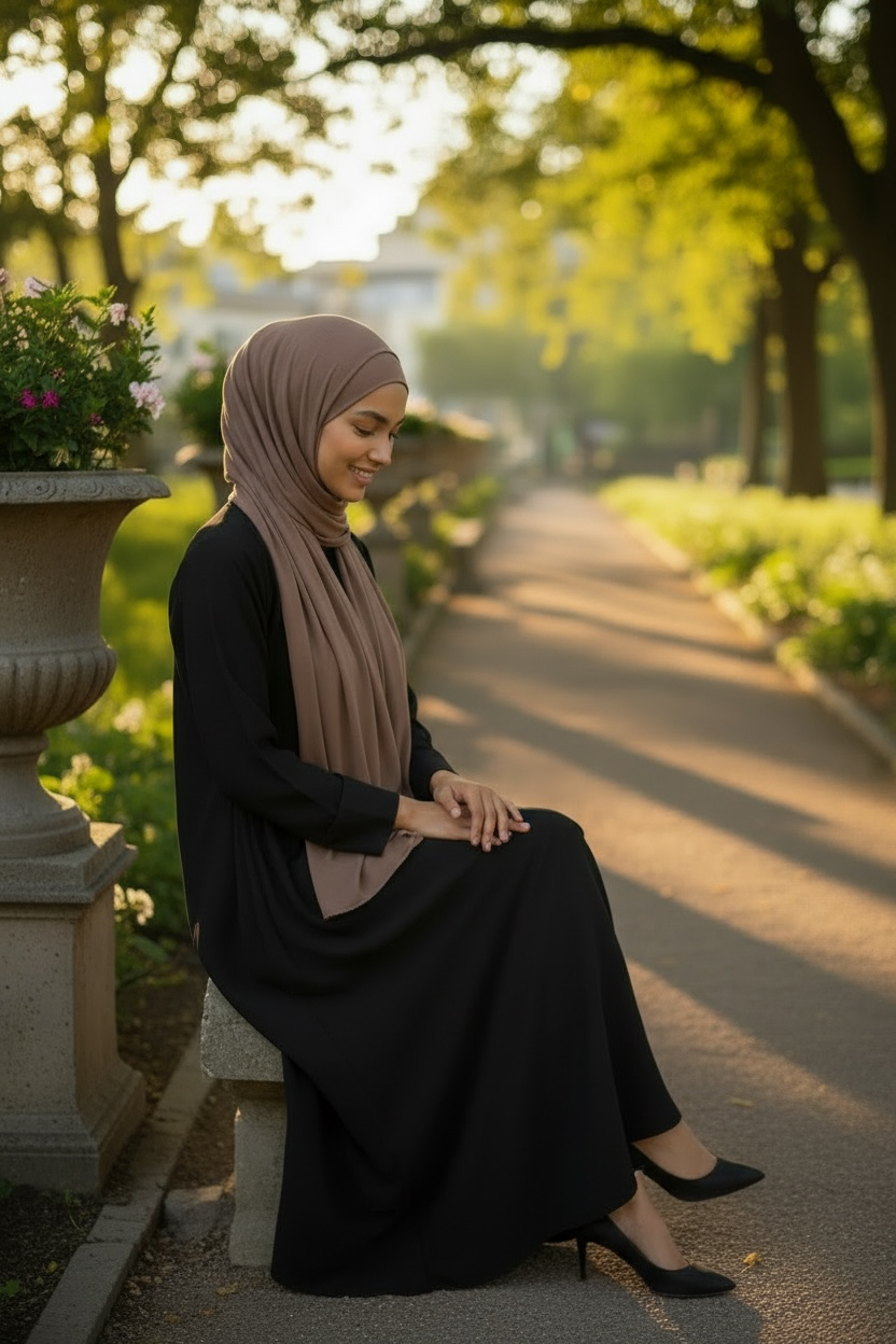 Mocha Luxe Jersey Hijab