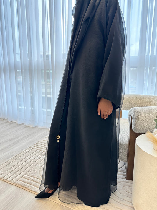 Signature Classic Open Abaya (Korean Edition)