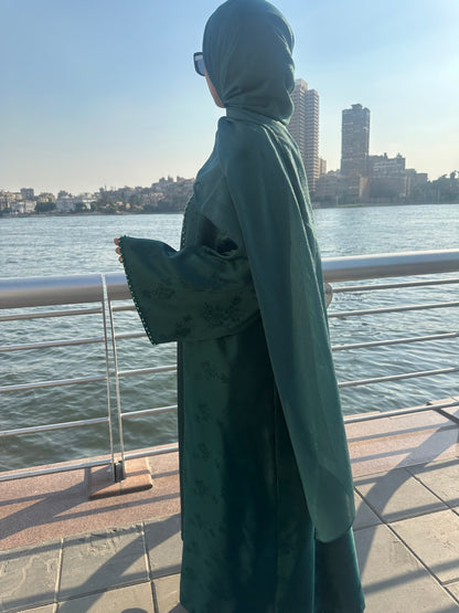 Pearl Bloom Abaya Set