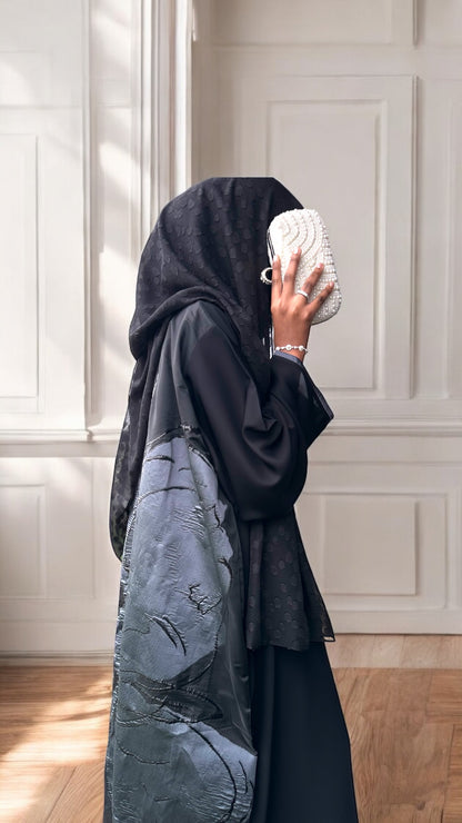 Luminous Bloom Abaya