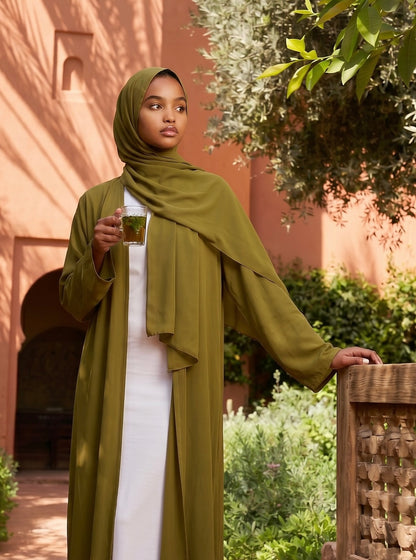 Zaytouna Abaya (Olive Green)