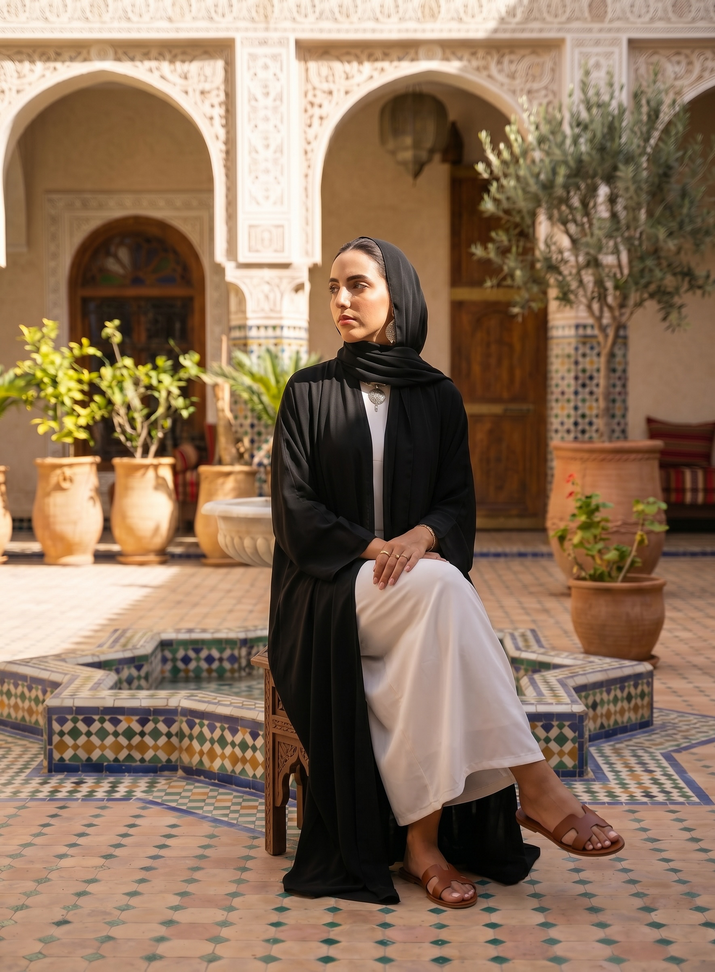Layali Abaya (Black)