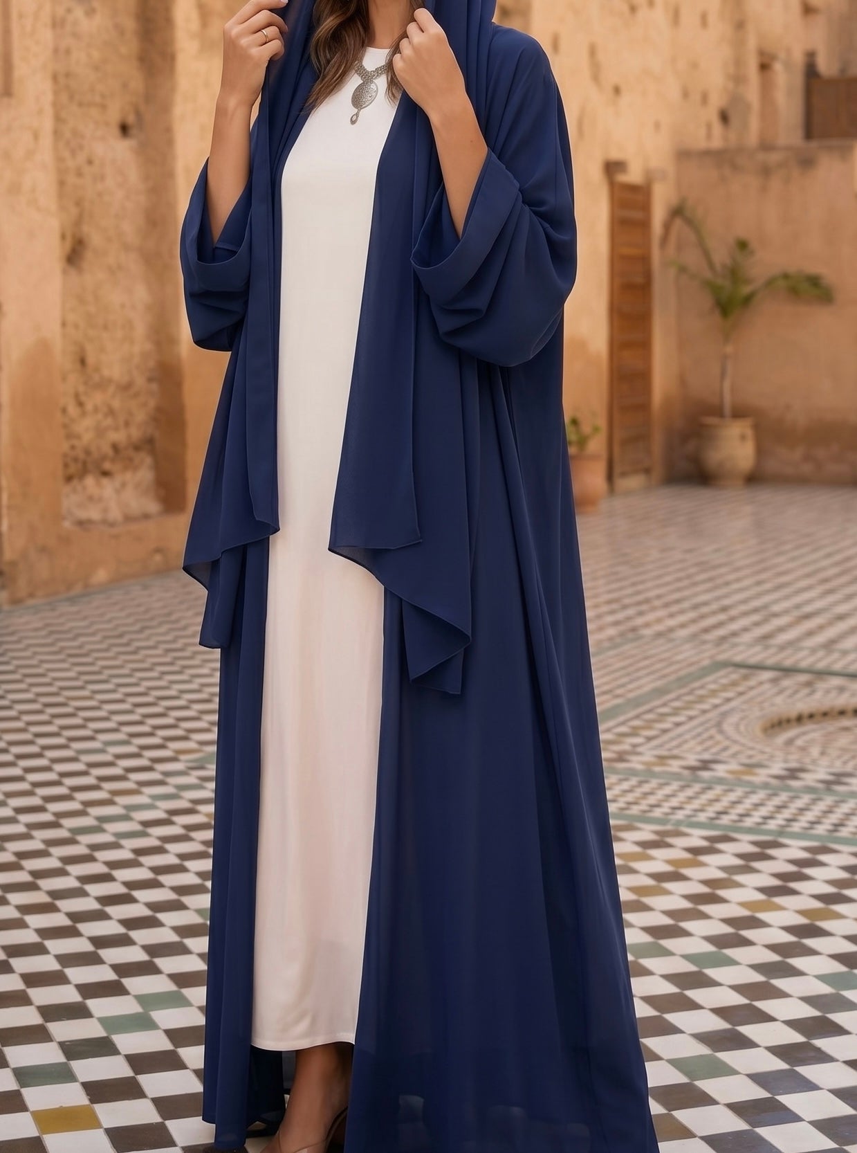 Bahr Abaya (Navy Blue)