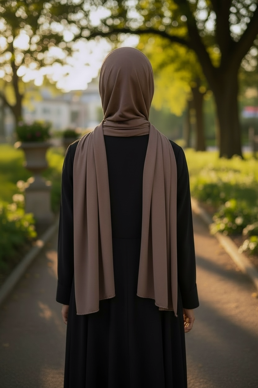 Mocha Luxe Jersey Hijab