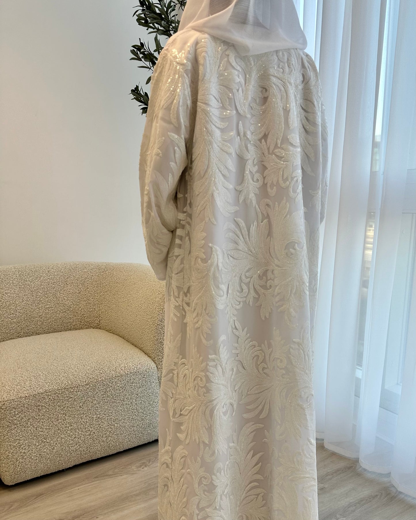 Occasion Floral 3 Piece Abaya Set