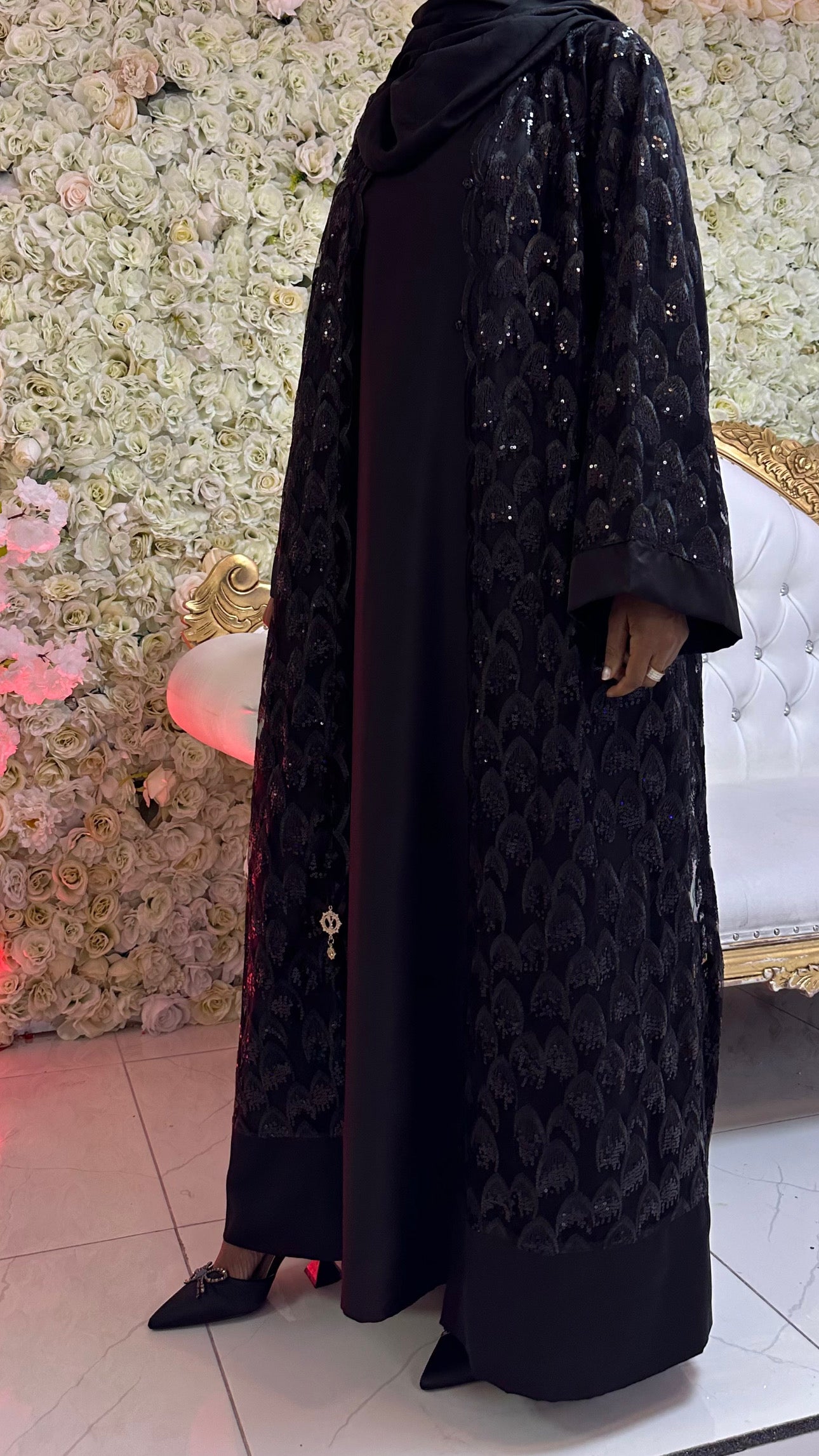 Regal Embellish Abaya Set