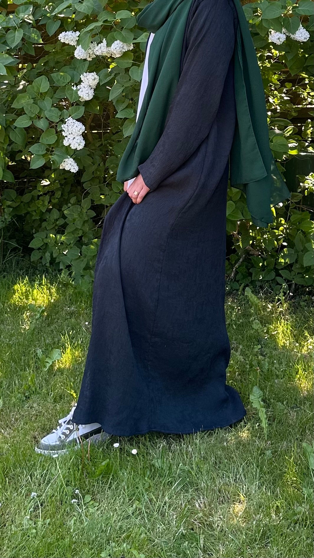 Bottle Green Serenity Abaya